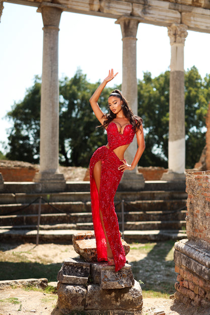 Red dress